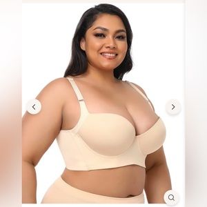 Comfortable Back Smoothing Bra- Cream